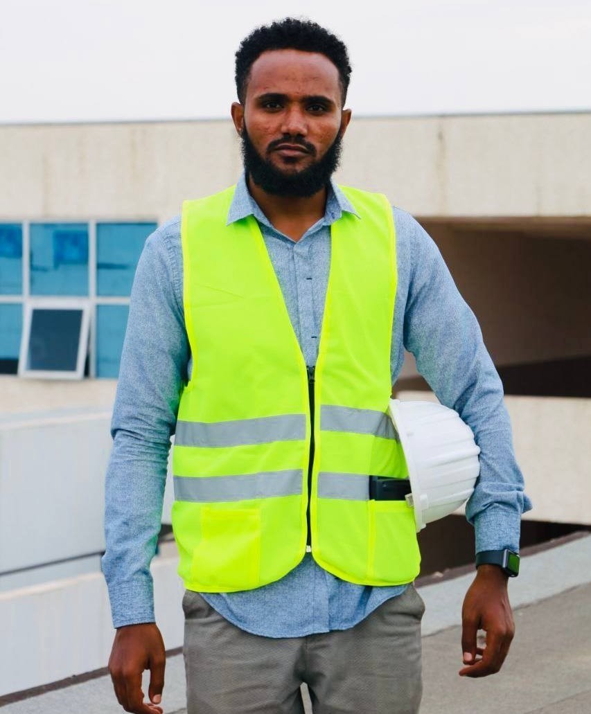 Portrait of Samson Menwuyelet, A/Resident Engineer